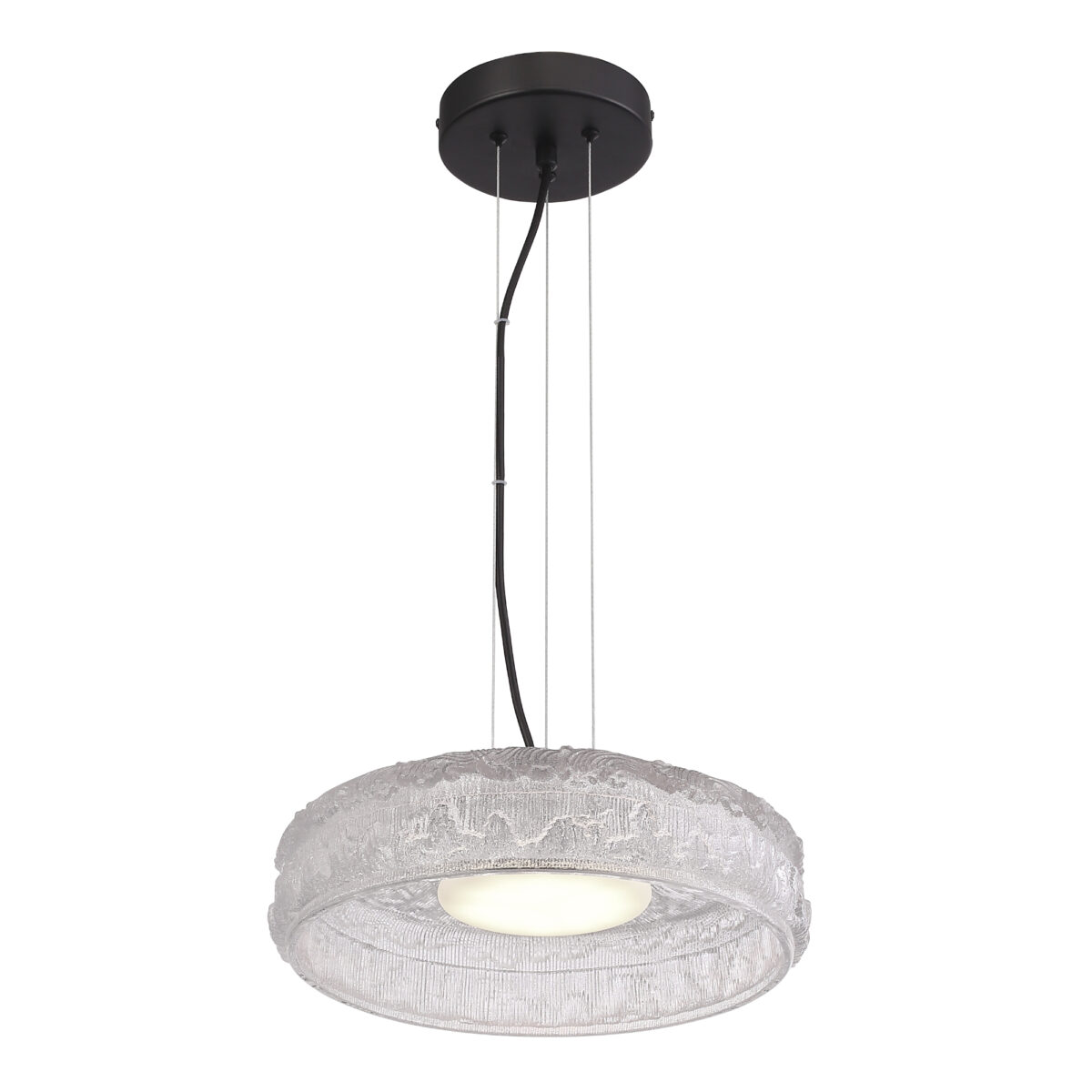 SL6143.403.01 Светильник подвесной ST-Luce черный/прозрачный LED 1*15W 4000K АНТИК — изображение 3
