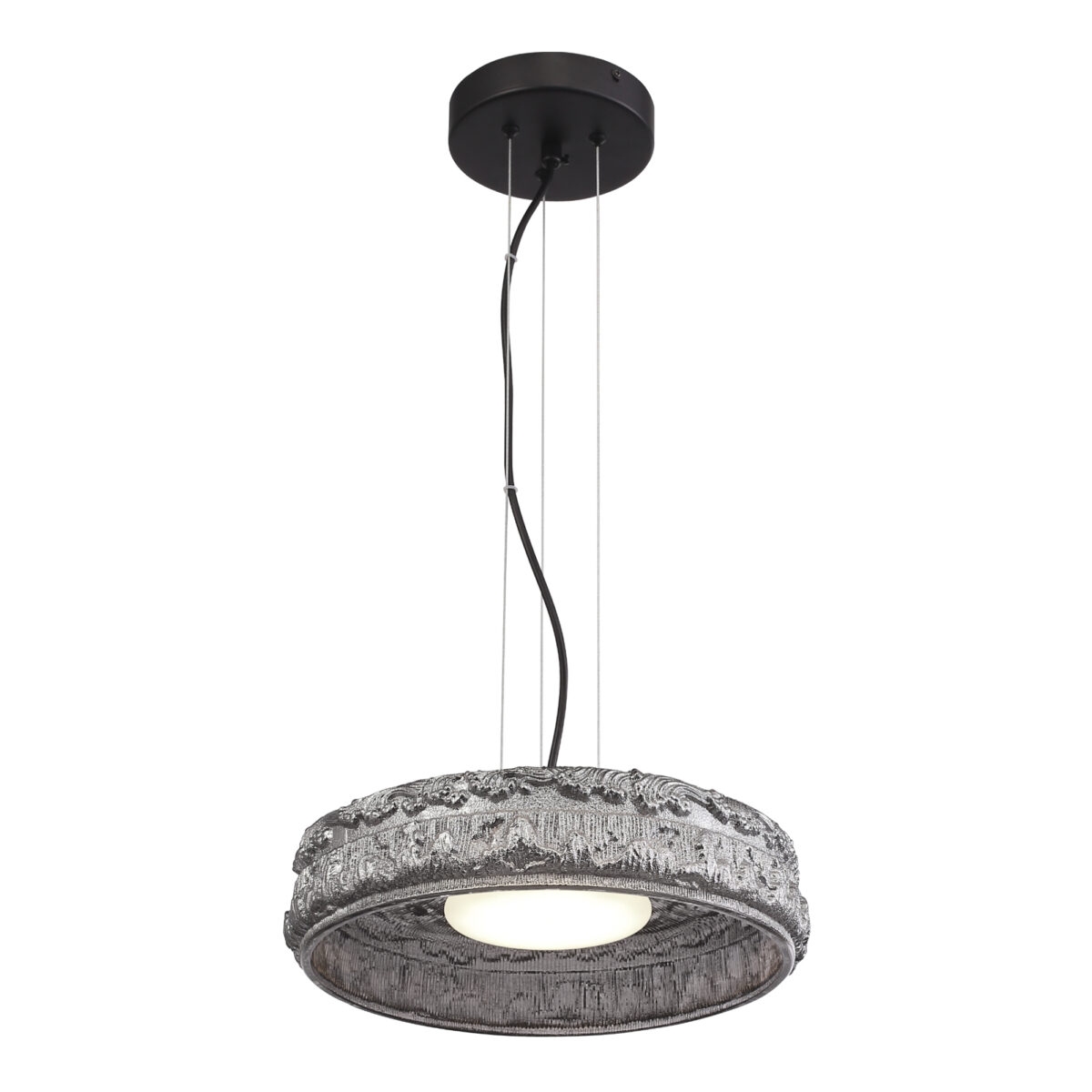 SL6143.413.01_01W SL6143.413.01 Светильник подвесной ST-Luce черный/дымчатый LED 1*15W 4000K АНТИК — изображение 1