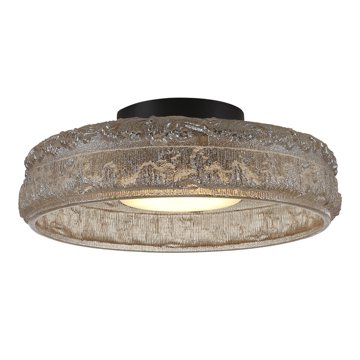 SL6143.422.01_01W SL6143.422.01 Светильник потолочный ST-Luce черный/шампань LED 1*15W 4000K АНТИК — изображение 1