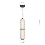 SL6144.403.01 Светильник подвесной ST-Luce черный/прозрачный LED 1*22W 4000K САГУАРО — изображение 4
