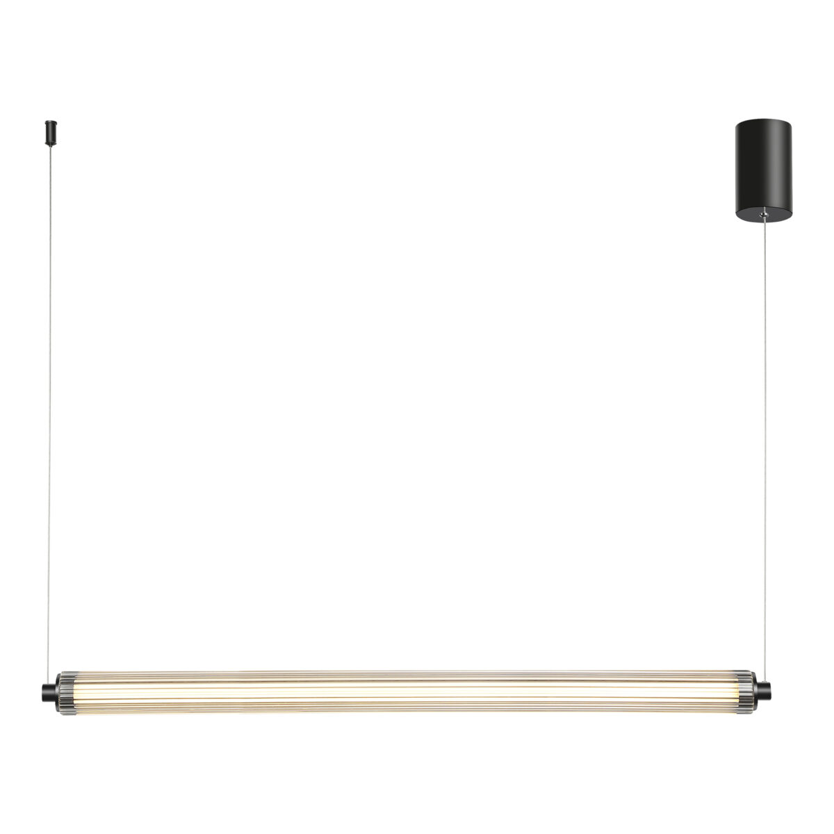 SL6224.413.01_01W SL6224.413.01 Светильник подвесной ST-Luce Черный/Прозрачный LED 1*30W 4000K БАМБУ — изображение 1
