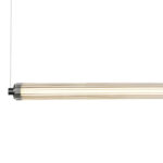SL6224.413.01 Светильник подвесной ST-Luce Черный/Прозрачный LED 1*30W 4000K БАМБУ — изображение 3