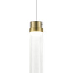 SL6236.303.01 Светильник подвесной ST-Luce Латунь/Прозрачный LED 1*12W 4000K ШАМПАНЬ — изображение 3