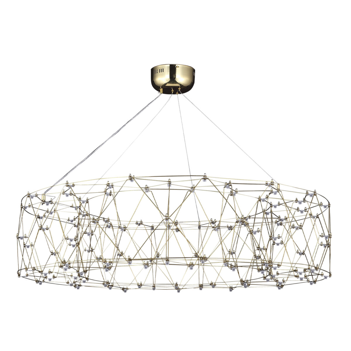 SL6602.203.72_01W SL6602.203.72 Светильник подвесной ST-Luce Золотистый/Прозрачный LED 1*72W 4000K ГРАВЕТТА — изображение 1