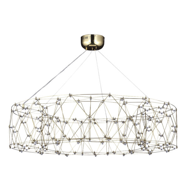SL6602.203.72 Светильник подвесной ST-Luce Золотистый/Прозрачный LED 1*72W 4000K ГРАВЕТТА