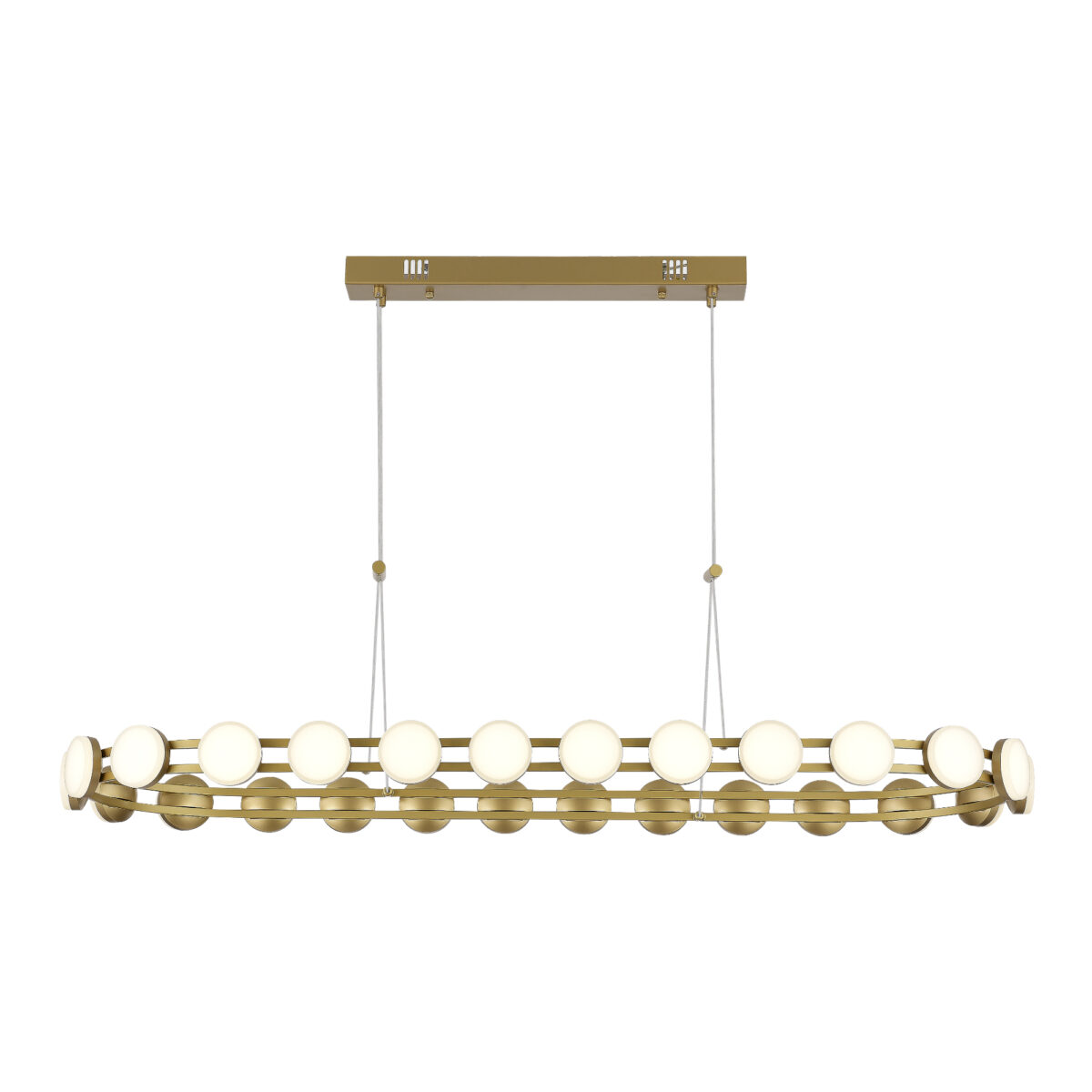 SL6610.203.26 Светильник подвесной ST-Luce золотистый/белый LED 1*50W 4000K МОНРО — изображение 3