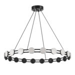 SL6610.403.20 Светильник подвесной ST-Luce черный/белый LED 1*40W 4000K МОНРО — изображение 2