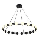 SL6610.403.20 Светильник подвесной ST-Luce черный/белый LED 1*40W 4000K МОНРО — изображение 3