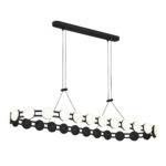 SL6610.403.26 Светильник подвесной ST-Luce черный/белый LED 1*50W 4000K МОНРО