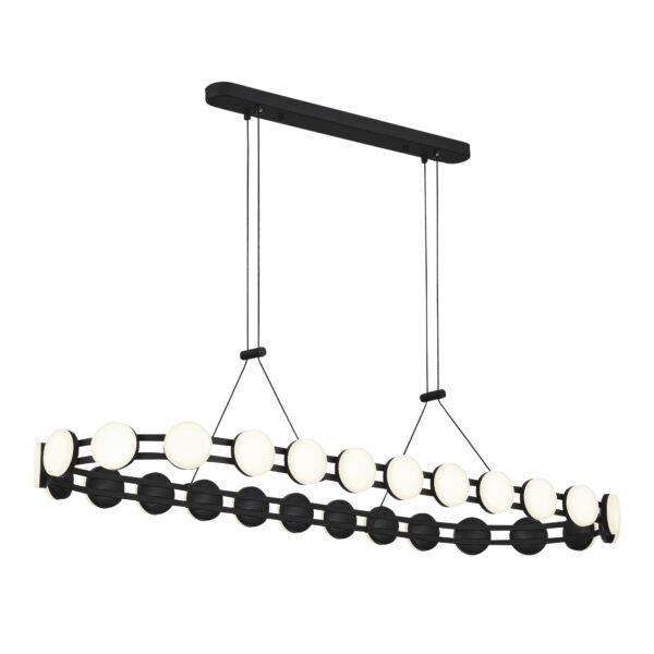 SL6610.403.26 Светильник подвесной ST-Luce черный/белый LED 1*50W 4000K МОНРО