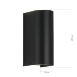 SL9516.401.01 Светильник уличный настенный ST-Luce черный/черный LED 1*10W 3000K/4000K/6500K BUST — изображение 3