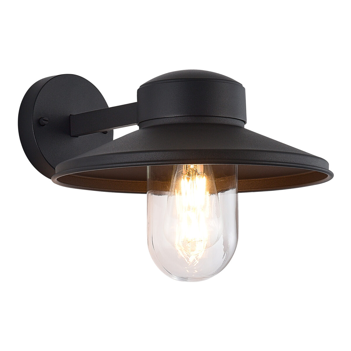 SL9542.701.01_01W SL9542.701.01 Светильник уличный настенный ST-Luce темно-серый E27 1*60W BASKO — изображение 1