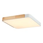 SLE201252-01 Светильник потолочный Белый, Светлое дерево/Белый LED 1*42W 3000K/4000K/6000K ФЕСТА — изображение 2