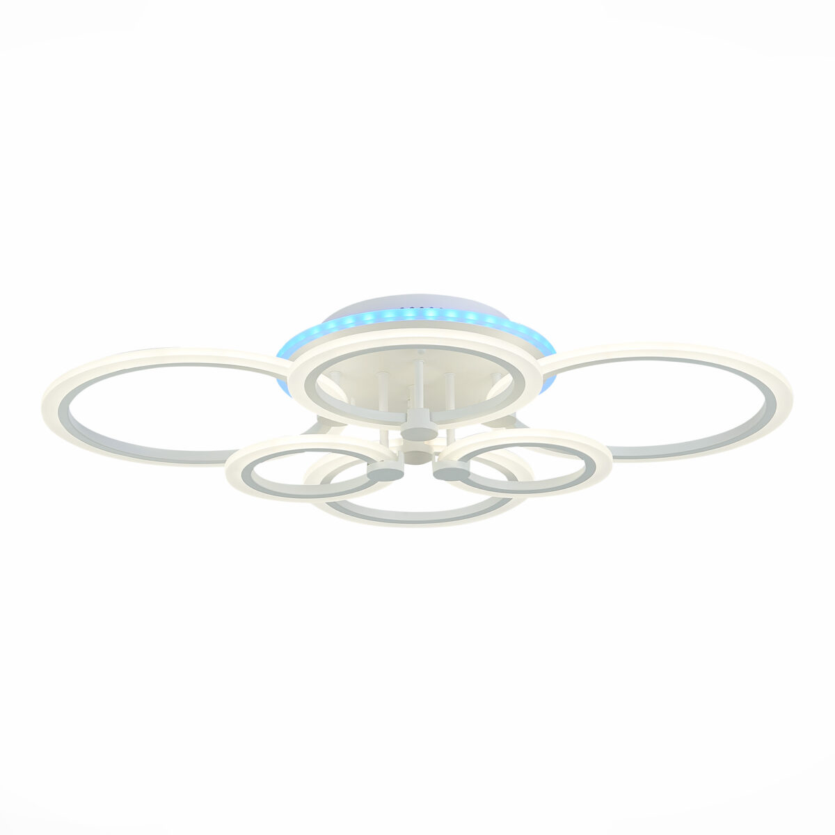 SLE500552-06RGB_01W SLE500552-06RGB Светильник потолочный Белый/Белый LED 1*132W RGB 8W 3000-6000K ЦЕРИНА — изображение 1