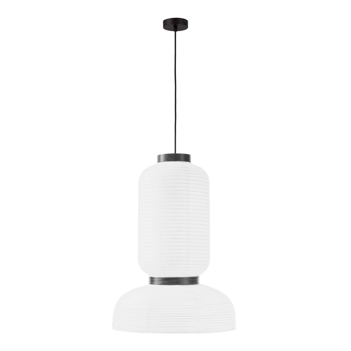 SLE6021-503-02 Светильник подвесной черный/белый D350*H500mm E27 2*60W ЛЮККЕ — изображение 3