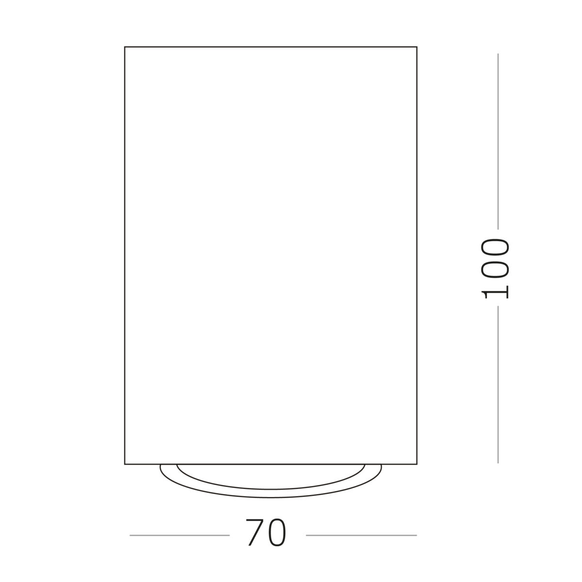 ST108.407.01 Светильник потолочный Черный GU10 1*50W  IP20 D70xH100 220V Без ламп Накладные светильники — изображение 3
