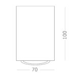 ST108.407.01 Светильник потолочный Черный GU10 1*50W  IP20 D70xH100 220V Без ламп Накладные светильники — изображение 3