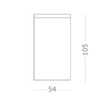 ST111.527.01 Светильник потолочный Белый GU10 1*50W D54xH105 220V Без ламп Накладные светильники — изображение 3