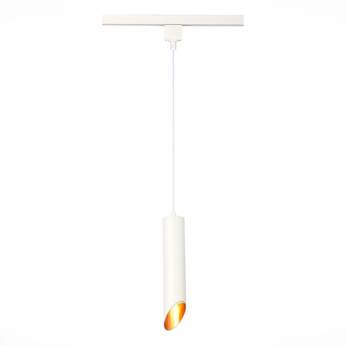 ST152.506.01_01W ST152.506.01 Светильник трековый Белый GU10 1*50W IP20 D60xH300 220V Без ламп BASE — изображение 1