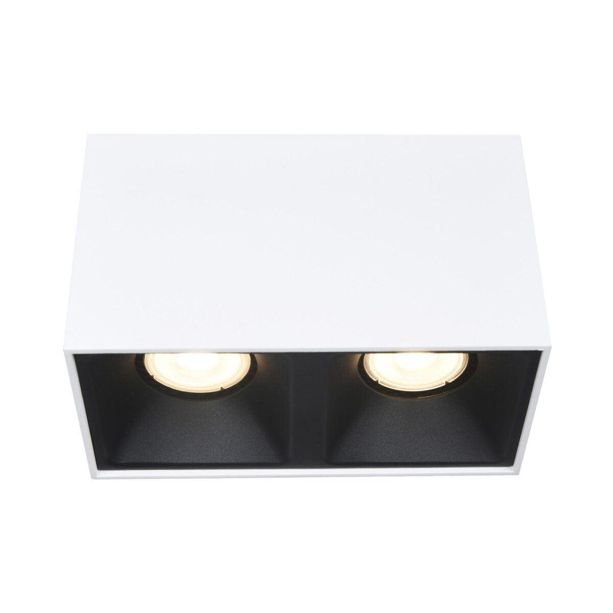 ST168.542.02_01W ST168.542.02 Светильник потолочный Белый GU10 2*50W IP20 L82,5xW165xH104 220V Без ламп Накладные светильники — изображение 1