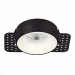 ST218.458.01 Св-к встр. Черный GU10 1*50W IP20 D78xH30 165-265V Без ламп Встраиваемые светильники — изображение 2