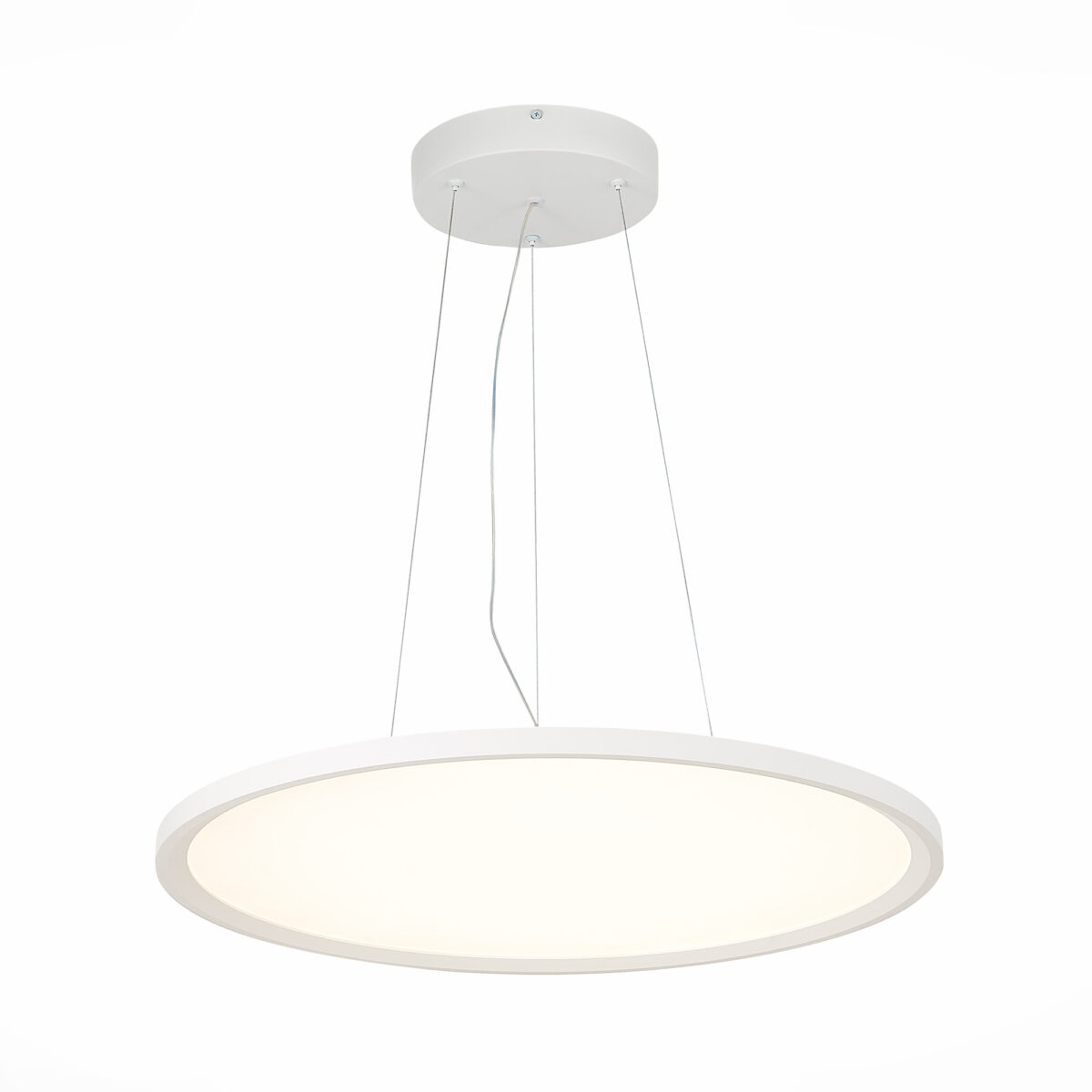 ST602.543.56_01W ST602.543.56 Светильник подвесной Белый LED 1*56W 4000K 5 040Lm Ra>80 120 IP20 D600xH35 185-265V Подвесные светильники — изображение 1