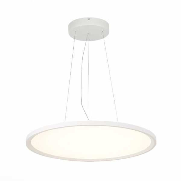 ST602.543.56 Светильник подвесной Белый LED 1*56W 4000K 5 040Lm Ra>80 120 IP20 D600xH35 185-265V Подвесные светильники