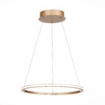 ST604.243.22 Светильник подвесной ST-Luce Золотистый/Белый LED 1*22W 4000K Подвесные светильники