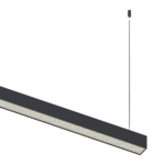 ST612.433.32 Светильник подвесной Черный LED 1*35W 3000K 2167Lm 120° IP20 L1120xW50xH60 180-220V Подвесные светильники — изображение 3