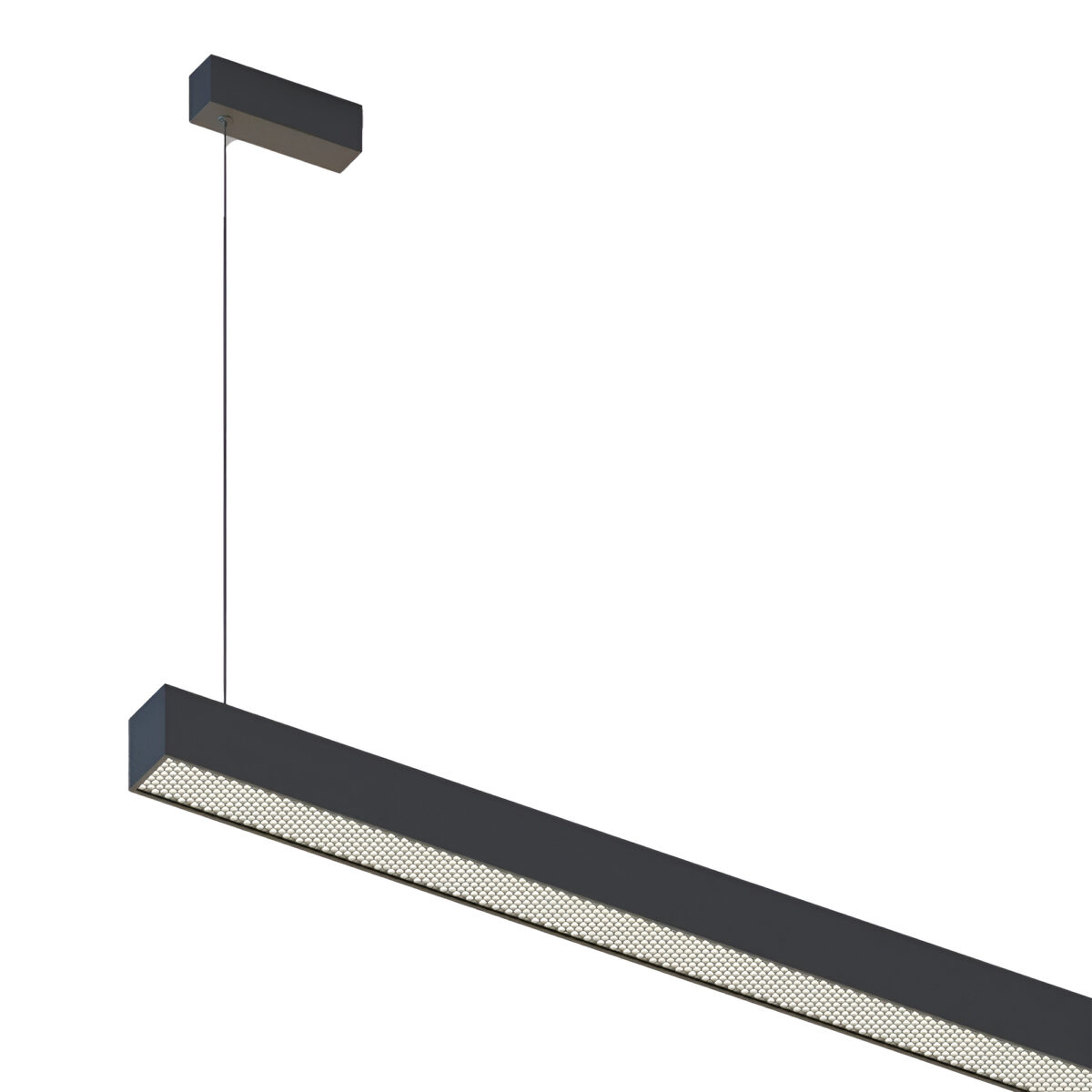ST612.443.32 Светильник подвесной Черный LED 1*35W 4000K 2167Lm 120°IP20 L1120xW50xH60 180-220V Подвесные светильники — изображение 2