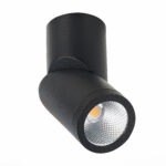 ST650.442.10 Светильник потолочный Черный LED 1*10W 4000K 800Lm Ra>90 38° IP44 D62xH151 165-265V Накладные светильники — изображение 2