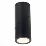 ST650.442.10 Светильник потолочный Черный LED 1*10W 4000K 800Lm Ra>90 38° IP44 D62xH151 165-265V Накладные светильники — изображение 3