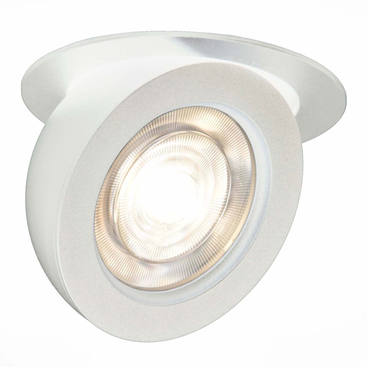 ST654.548.10_01W ST654.548.10 Св-к встр. Белый LED 1*10W 4000K 850Lm Ra>90 38° IP20 D109xH60 180-240V Встраиваемые светильники — изображение 1