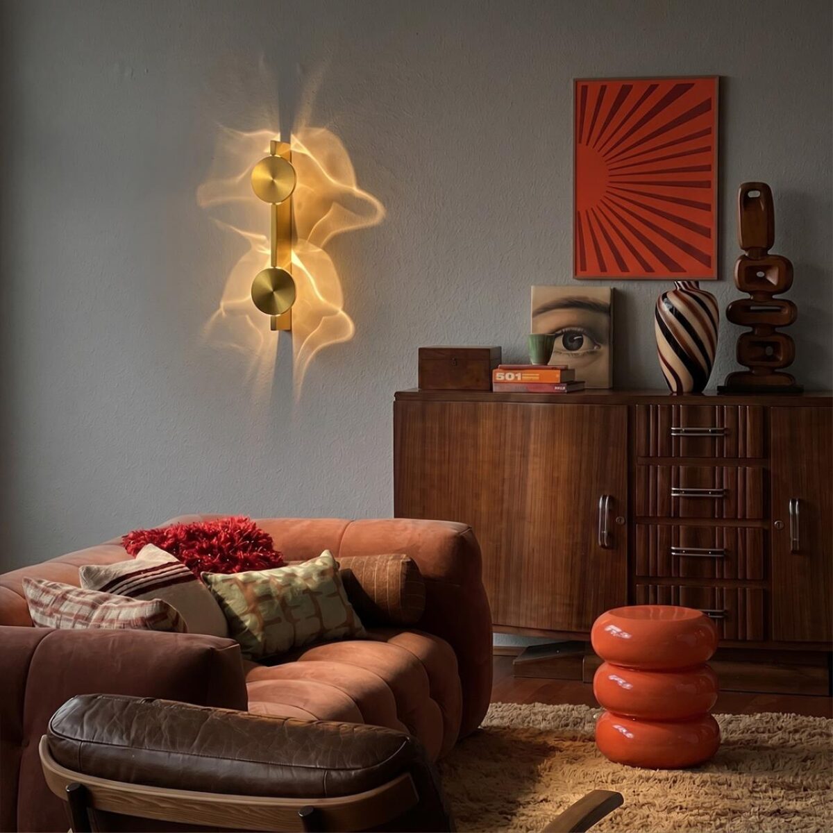 10452W Gold Настенный светильник LOFT IT Flame — изображение 6