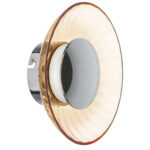 809013 Бра CELESTA LED 6W 300LM ХРОМ/КОНЬЯЧНЫЙ 3000K