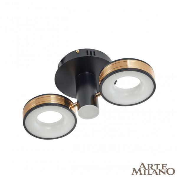 Светильник светодиодный 271040/2R BK/GD Arte Milano (Артемилано)