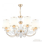 Люстра подвесная с плафонами 301097/8 Wh/Gd Arte Milano (Артемилано) — изображение 3