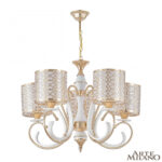Люстра подвесная с плафонами 301237/5 Wh/Gd Arte Milano (Артемилано)