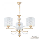Люстра подвесная с плафонами 302097/3 Wh/Gd Arte Milano (Артемилано)