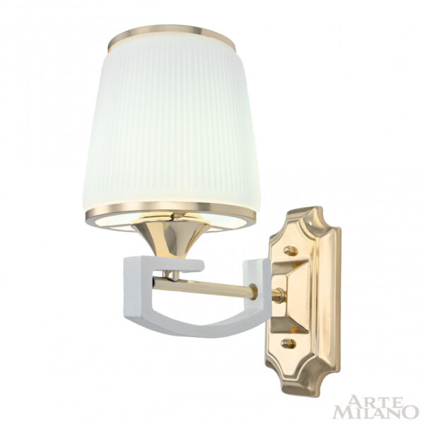 Бра с плафоном 302457/1W Wh/Gd Arte Milano (Артемилано)