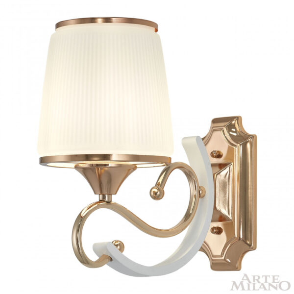 Бра с плафоном 303857/1W Wh/Gd Arte Milano (Артемилано)