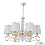 Люстра подвесная с плафонами 303857/6 Wh/Gd Arte Milano (Артемилано)