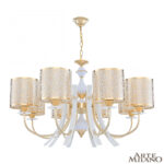 Люстра подвесная с плафонами 306067/8 Wh/Gd Arte Milano (Артемилано) — изображение 3