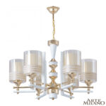 Люстра подвесная с плафонами 306087/6 Wh/Gd Arte Milano (Артемилано)
