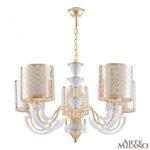 Люстра подвесная с плафонами 308857/5 Wh/Gd Arte Milano (Артемилано)