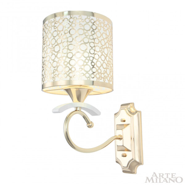 Бра с плафоном 309787/1W Wh/Gd Arte Milano (Артемилано)