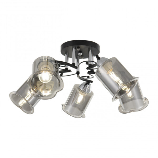 Люстра с плафонами 323219/5 CR+BK Arte Milano (Артемилано)
