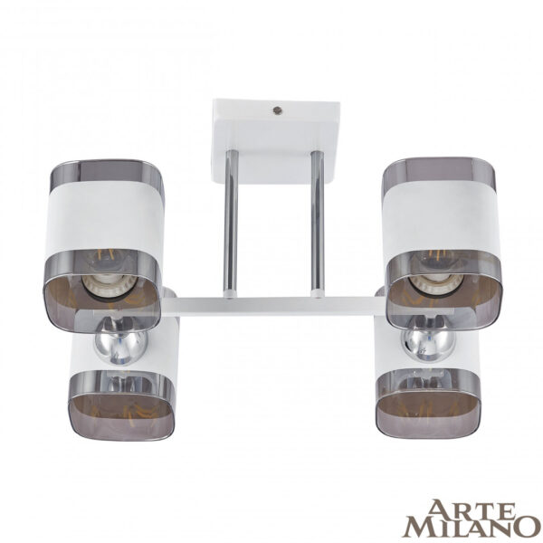 Люстра с плафонами 329809/4 WH+CR Arte Milano (Артемилано)