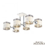 Люстра с плафонами 329809/6 WH+CR Arte Milano (Артемилано)