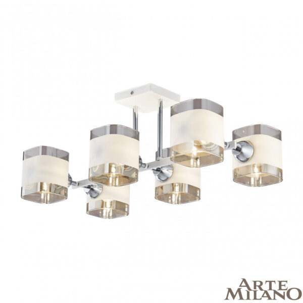Люстра с плафонами 329809/6 WH+CR Arte Milano (Артемилано)